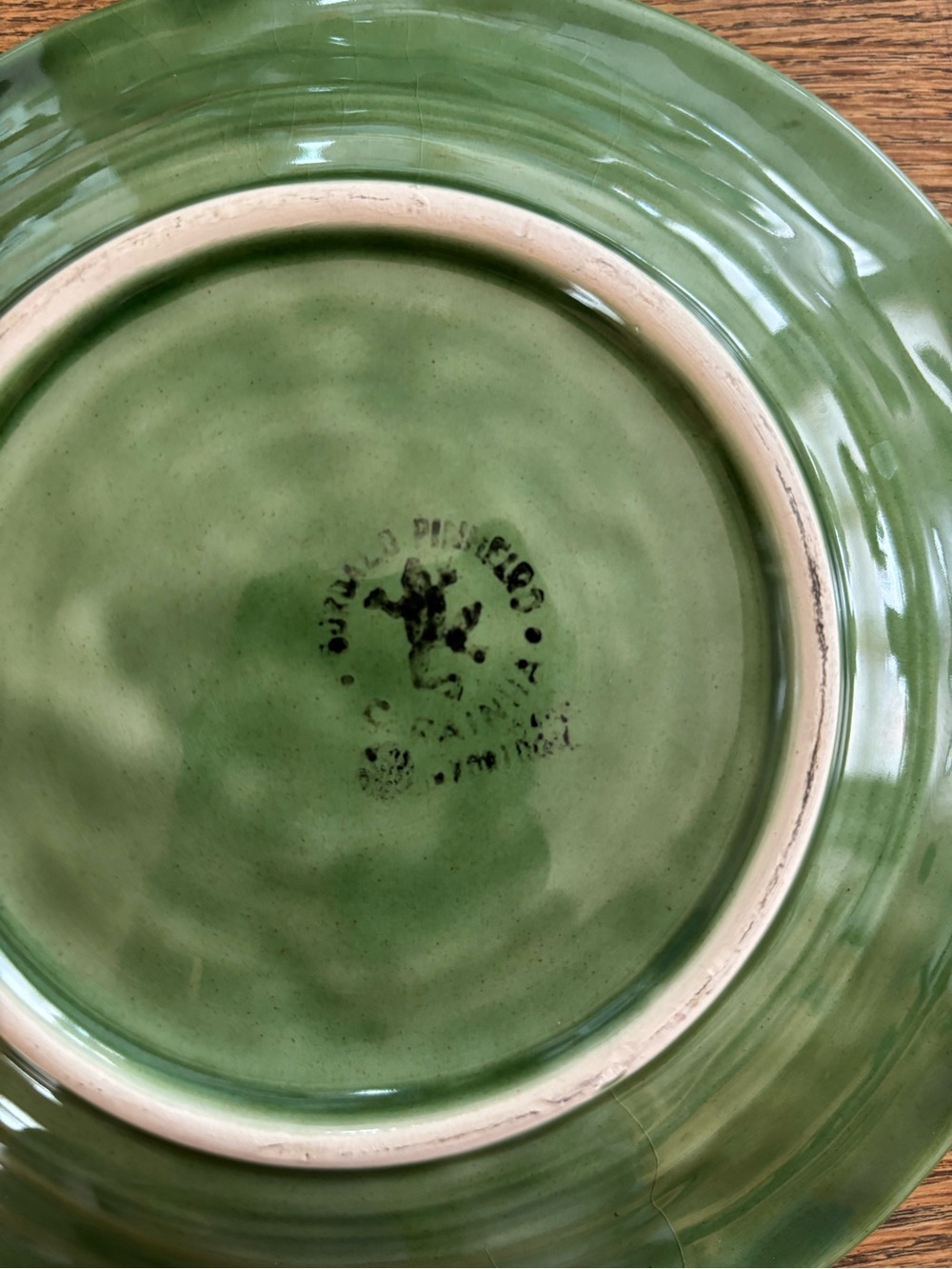 Vintage Bardello Pinheiro Grape Leaf Salad Plates Set of 2 Diameter 8” - Picture 4 of 6
